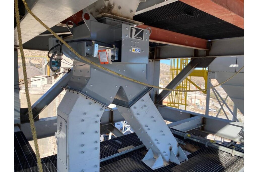 válvula pivoting chute para diferentes aplicaciones